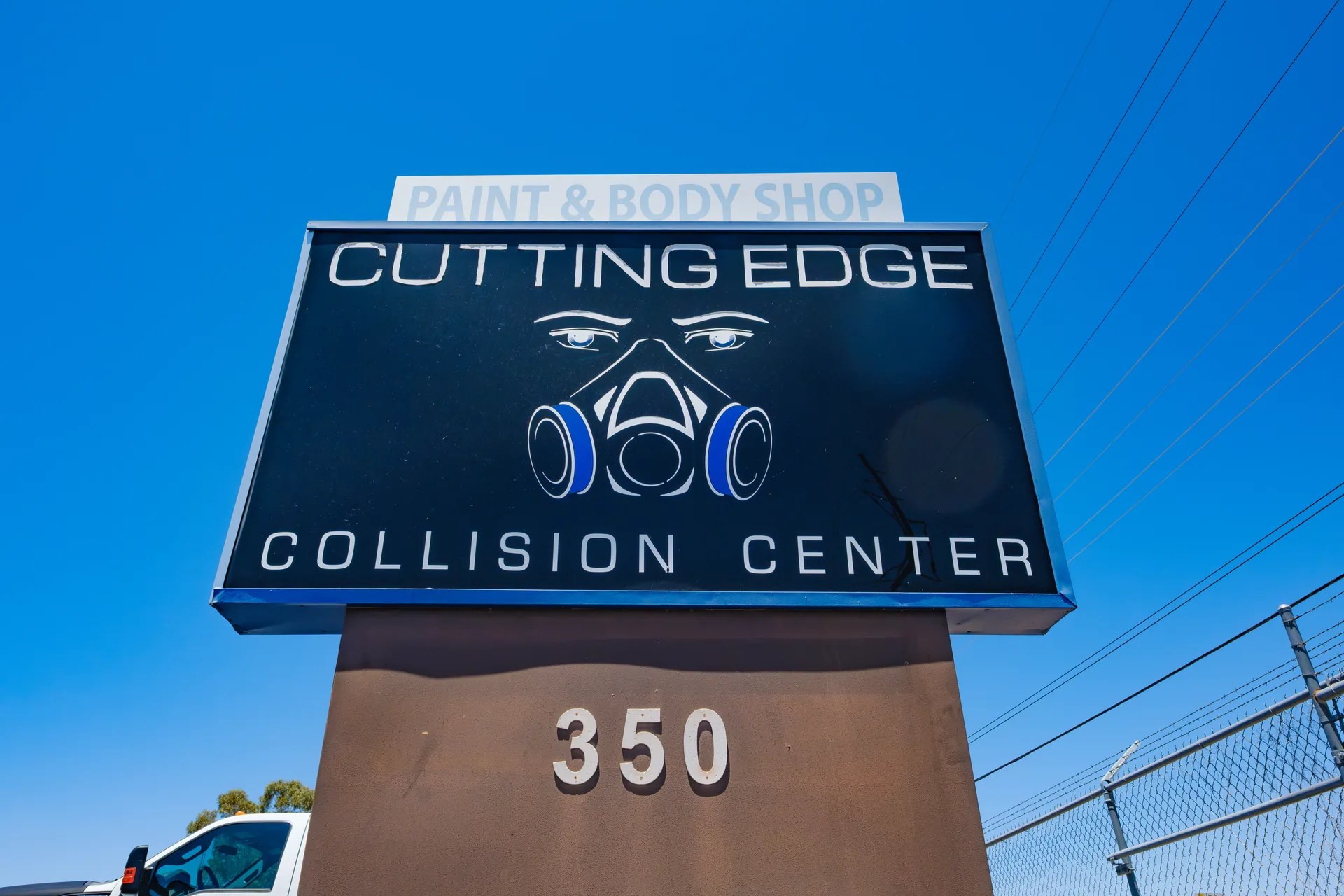 Cutting Edge Collision Center sign