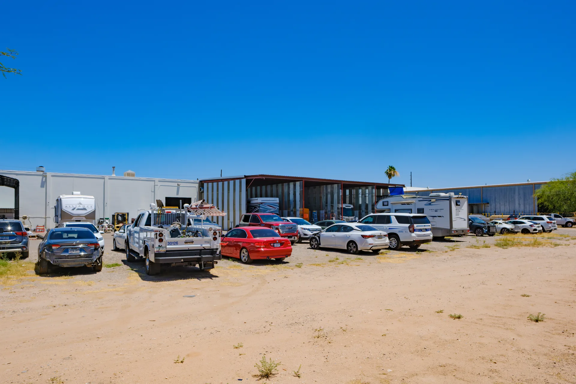 Facility lot and building overview
